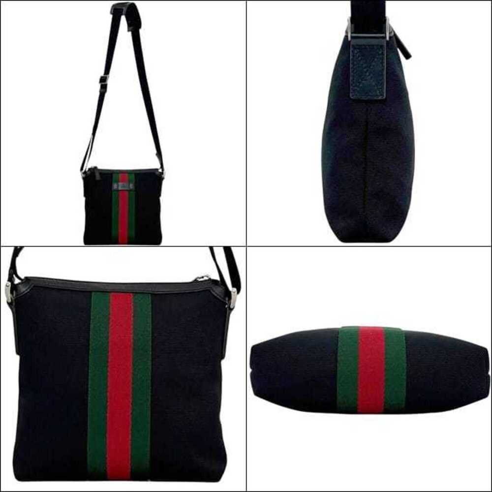 GUCCI Authentic Black Leather Shoulder Bag - Picture 3 of 11